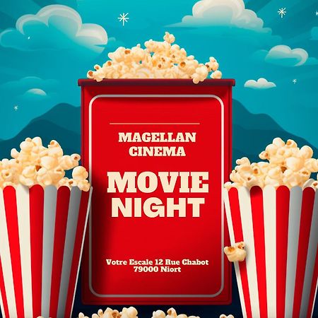 Votre Escale - Magellan Cinema Apartment Ниор Екстериор снимка